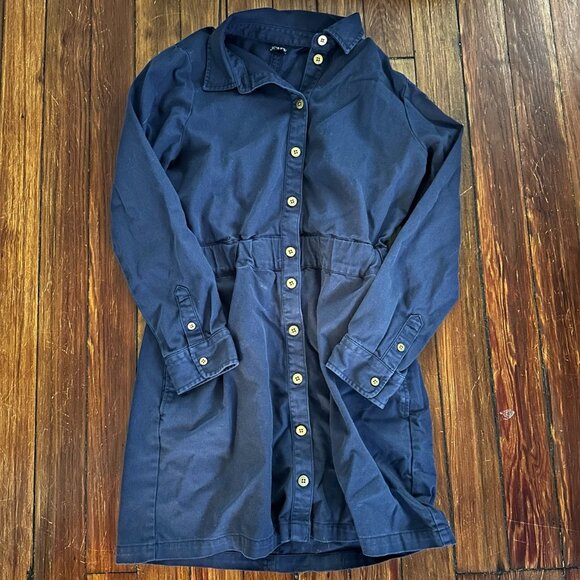 J. Crew Long-sleeve button-front chino dress - Picture 2 of 5